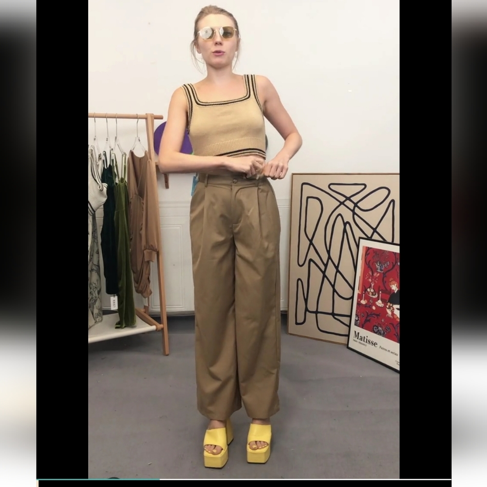 Cider high waist slacks